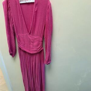 Jen's Pirate Booty Fuchsia Long Sleeve Dress